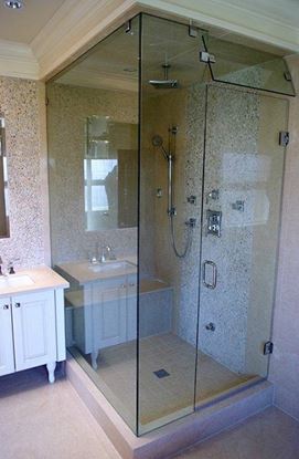 10 mm frame-less shower door  