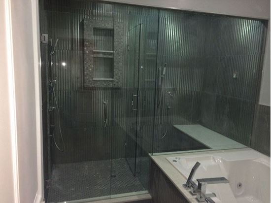 12mm Frameless Dual Shower Door