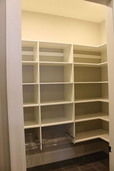 Pantry Wood Closets, White Color