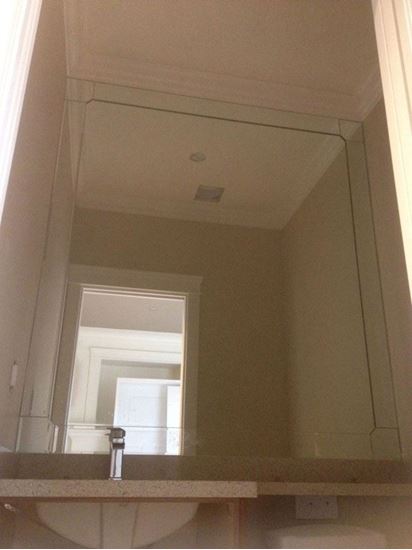 Mirror with Bevel Strip